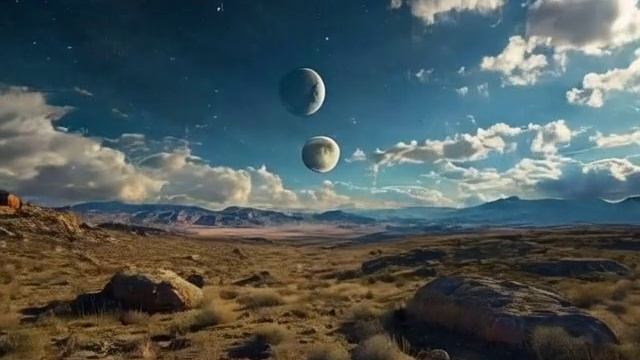 Две луны.