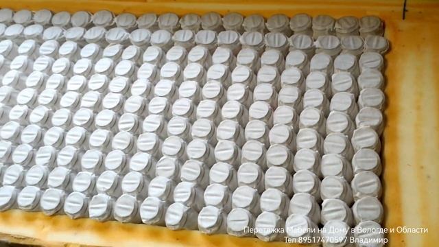 Замена независимого пружинного блока в сиденье дивана