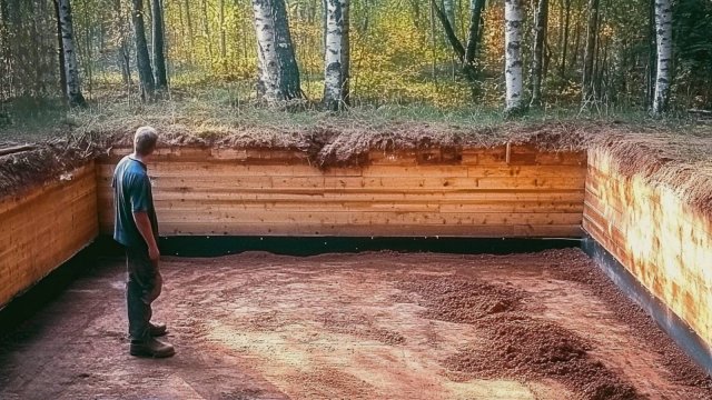 Двое мужчин Строят ОГРОМНУЮ ХИЖИНУ под Землёй