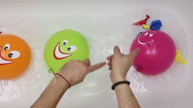 Учим цвета смайлики Семья пальчики Красный пальчик где же ты Для детей