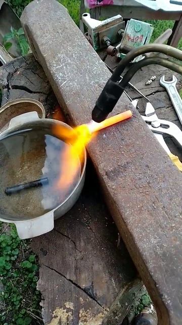 Закалка металла в домашних условиях.