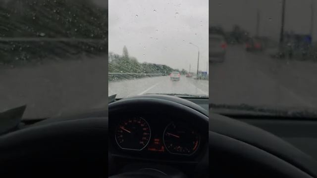 Работа антидождя.