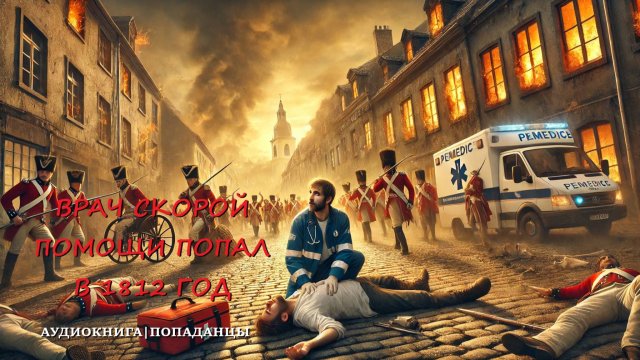 АУДИОКНИГА|ПОПАДАНЦЫ: ВРАЧ СКОРОЙ ПОМОЩИ ПОПАЛ В 1812 ГОД