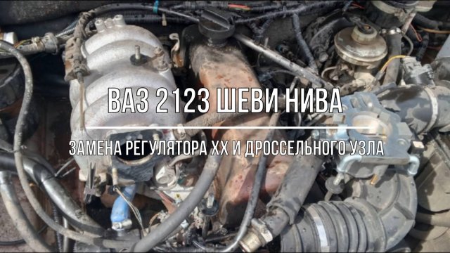 ВАЗ 2123 Chevrolet Niva. Замена регулятора ХХ и дроссельного узла
