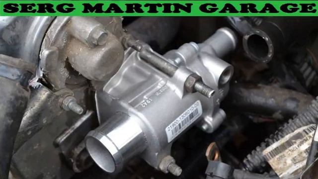 Установка термостат от Гранты на ВАЗ 2108, 2109, 2110, 2112, 2113, 2114, 2115