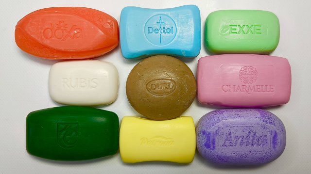 Яркая подборка асмр резки сухого мыла. Cutting soap