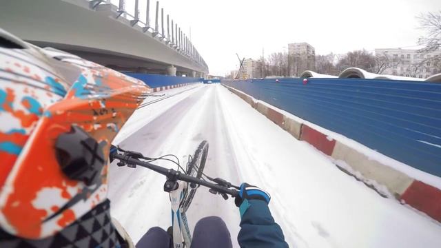 BornToRide: Покатушка на велике зимой!