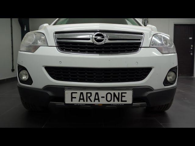 Опель Антара | Установка линз в рефлекторные фары | Было - стало