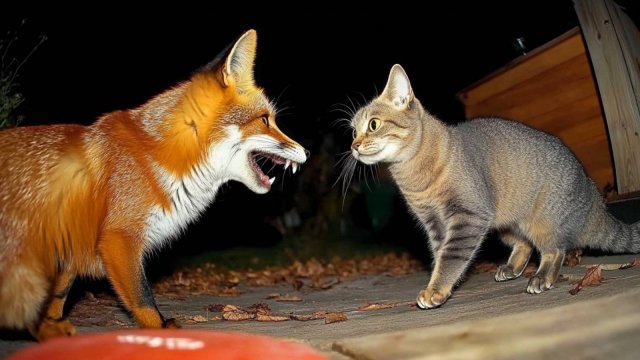 Вот на Что Способны Кошки в Ярости против Диких Животных!