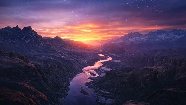 Ambient Progressive Trance Mix Music _ Beauty of Canyon - Burning Vibes _ Atmospheric AI Cinematic