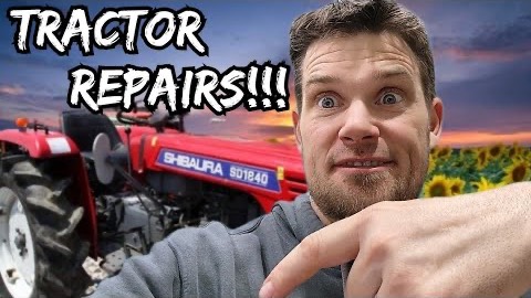 Канадская семья в НН.. TRACTOR Repaired! /SD1800 Rebuild Shibaura / Tokyo Japan