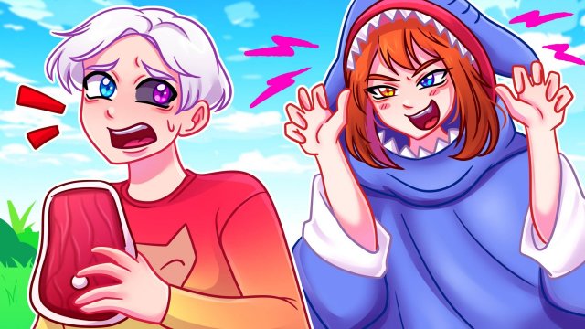 ❤️Майнкрафт но Я СТАЛА ПОМОЩНИКОМ АКУЛОЙ