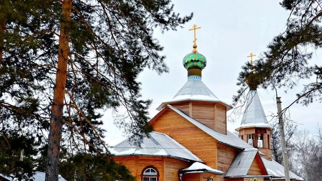 Город Зея зимой