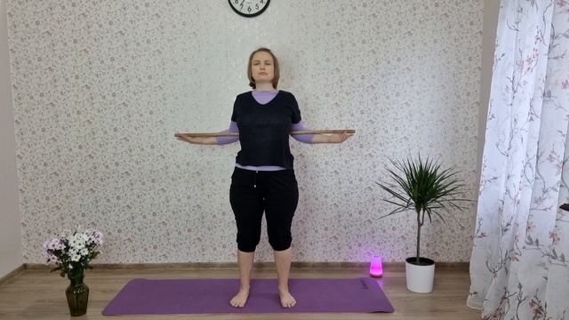 Упражнения с гимнастической палкой