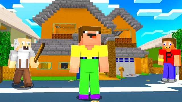 НУБ КУПИЛ СЕБЕ НОВЫЙ ДОМ В ГОРОДЕ В МАЙНКРАФТ! НУБИК И ТРОЛЛИНГ ЛОВУШКА В ГОРОДЕ МАЙНКРАФТ!