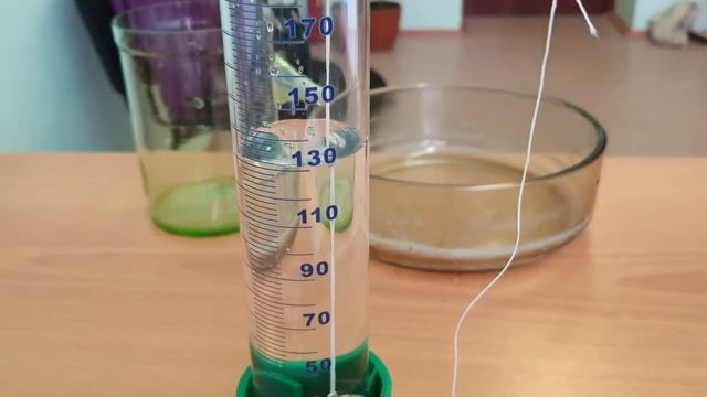 Лабораторная работа №4 для 7 класса "Измерение объема тела"