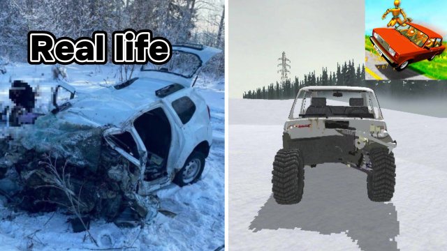 Аварии на реальных событиях в ВАЗ краш тест симулятор 2 #5