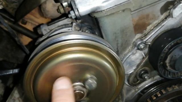замена переднего сальника коленвала нива шевроле