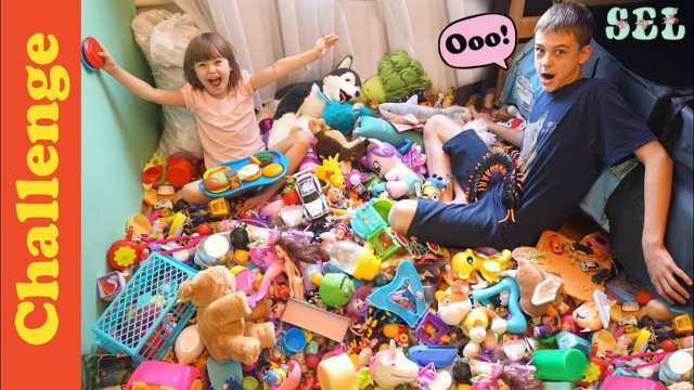 ЧЕЛЛЕНДЖ 100 кг ИГРУШЕК?!! УБОРКА СОРТИРОВКА ХРАНЕНИЕ Speed Cleaning Store TOYS Challenge