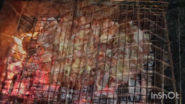 Шашлык из Свиной лопатки на решетке, 06 мая 2023г.