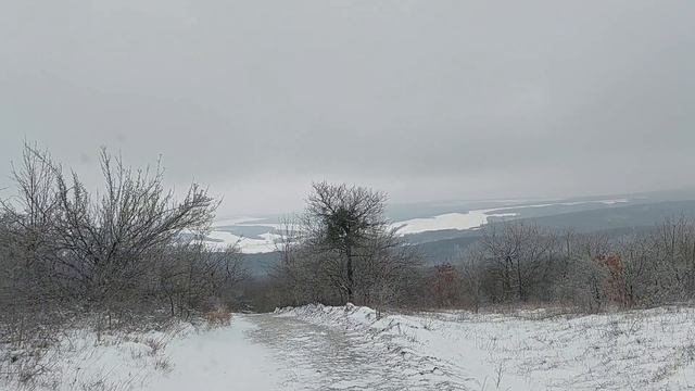 И в Анапе бывает зима. "Вкис" в чистом поле.