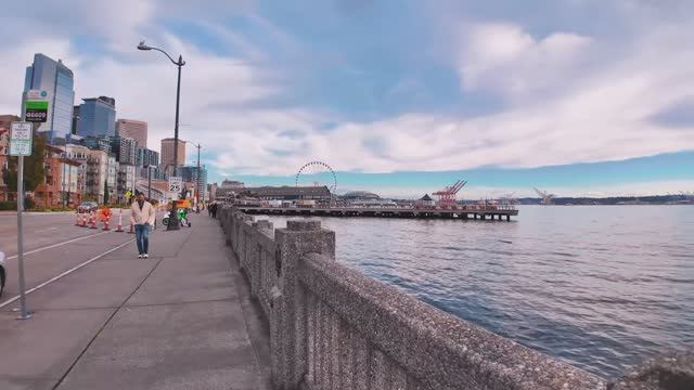 🇺🇸 Сиэтл, Вашингтон - пешеходная экскурсия в центре города (2025)