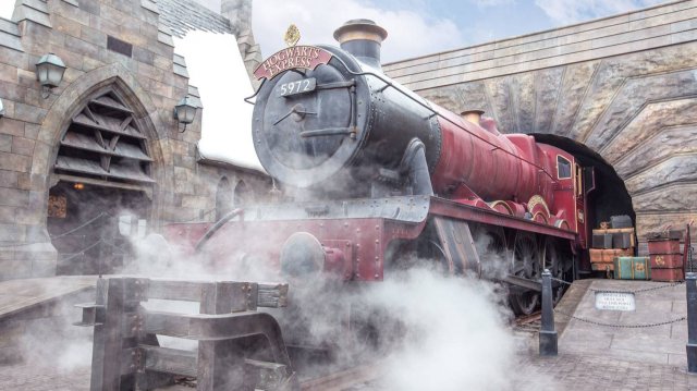 Гарри Поттер, Хогвартс экспресс путешествие, парк Юниверсал.