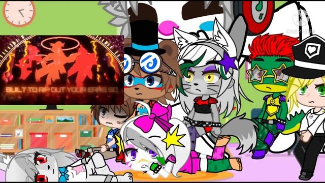 Фнаф 9 реагирует на клип от DAGames/гача реакция /фнаф реакция