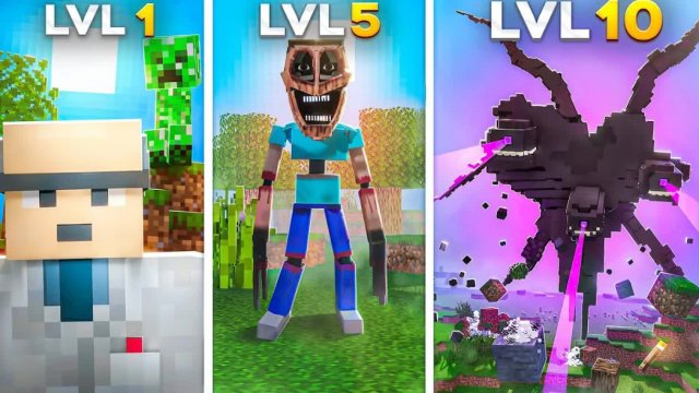 100 ИГРОКОВ ПРОТИВ 10 СТАДИЙ МОНСТРОВ MINECRAFT в Garry’s Mod