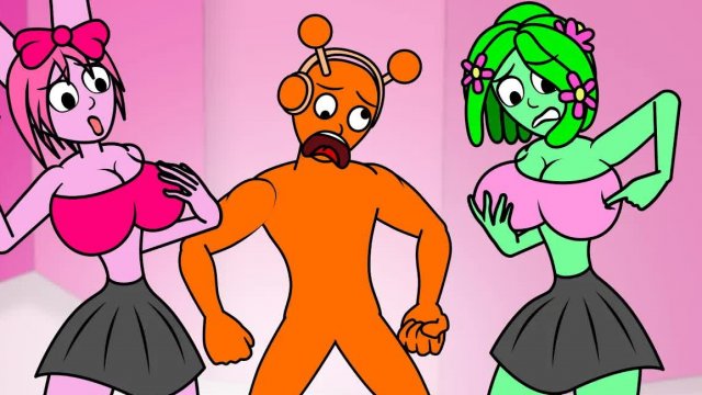 СПРУНКИ: ОРЕН, ПИНКИ и ВИНЕРИЯ ПРЕВРАЩАЮТСЯ В ЛЮДЕЙ!!! мультфильм спрунки
