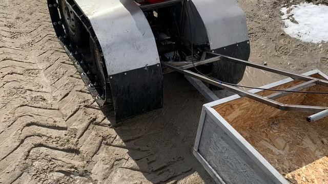 Мотобуксировщик своими руками.