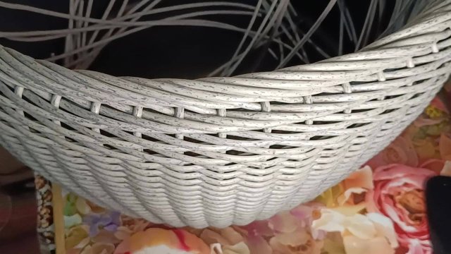 Жгутик на кашпо из ротанга новым способом #ротанг #кашпо #жгутикизротанга #жгут #рукоделие #хобби