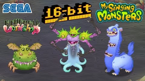 Мастерская Эфира, но 16 бит (My Singing Monsters) (Мои Поющие Монстры)