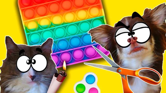 Питомцы против POP IT! Кто уничтожит первым?