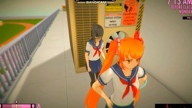 Играю в Яндере Симулятор ( новый способ убийства Осаны ).