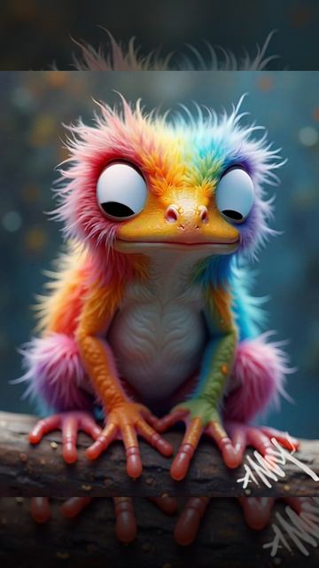 CUTE FLUFFY FROG 🐸