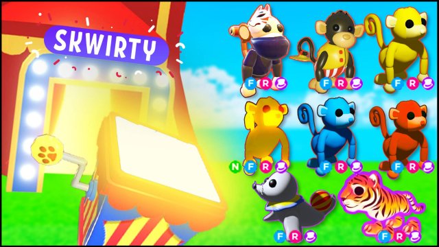 6 Новых ОБЕЗЬЯН в АДОПТ МИ (В МАЕ) _ 😱 Новое Обновление Питомцы Адопт Ми Цирк Адопт Ми Обезьяны