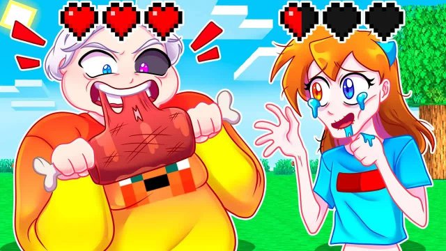 😨 Майнкрафт но МЫ ТОЛСТЕЕМ с Каждым Уровнем!