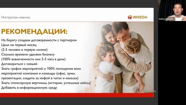 ИНСТРУКТАЖ НОВИЧКА
Андрей Бобрышев #Whieda