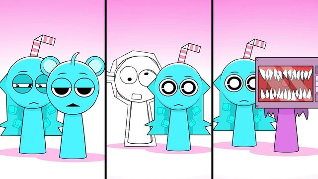 Спрунки-игрок Оранж против Спрунки-менеджера и Спрунки-работника! PRK-шоу