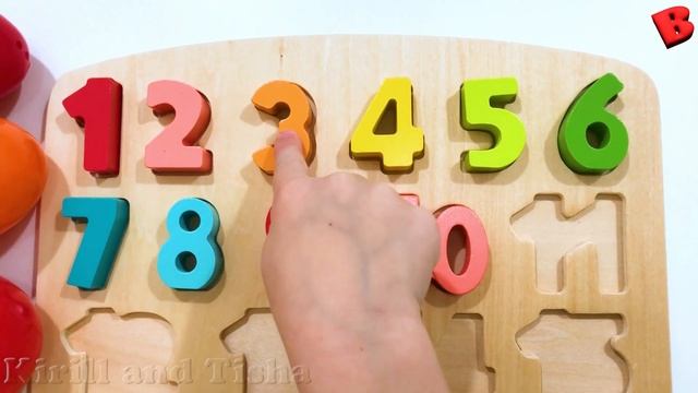 Цифры для детей | Лучшие развивающие игрушки | Учимся считать от 1 до 20 с деревянным пазлом
