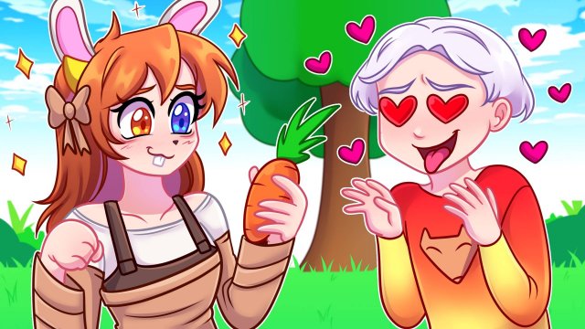 ❤️Майнкрафт но Я СТАЛА ПОМОЩНИКОМ КРОЛИКОМ