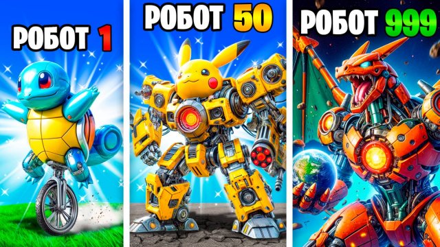 ПРОКАЧАЛ ПОКЕМОНА В РОБОТА ПОКЕМОНА в ГТА 5 ОНЛАЙН (GTA 5 ONLINE)