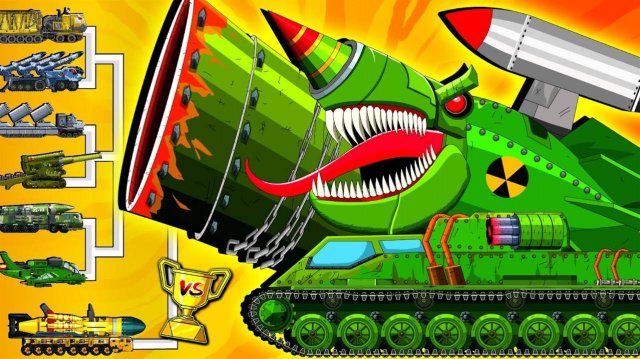 Мультики про танки для детей 🚀 ЯДЕРНЫЙ ТАНК С ЧЕЛЮСТЬЮ 🚀 Мультики для мальчиков онлайн