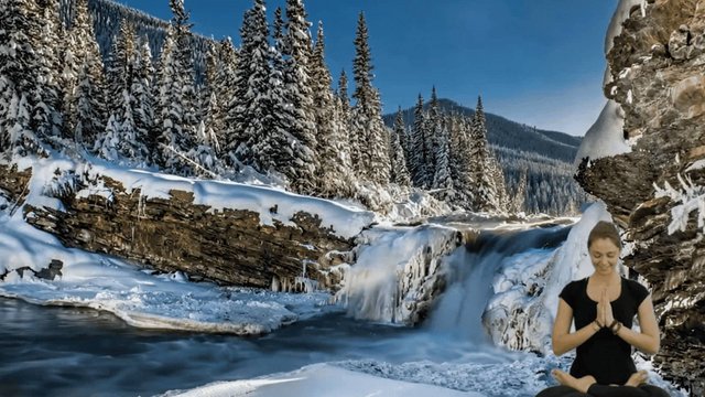 Спокойная лечебная музыка снимает стресс, горы снежные поля, леса