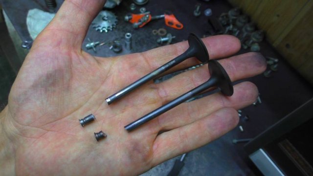 Клапана из гвоздей.