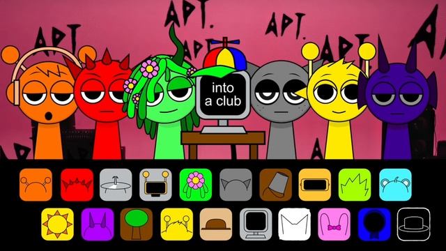 Incredibox Sprunki - Apt Cover (Rose and Bruno Mars -Apt)