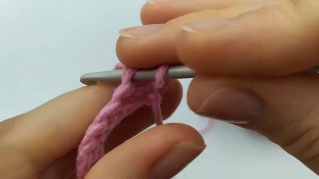 Урок 2. Столбики без накида крючком.Как вязать столбики без накида. Вязание для начинающих крючком