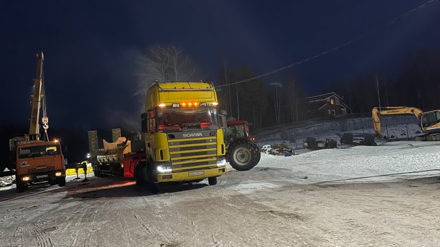 Без цепей тут нефиг делать,а я попёрся / Scania в прошлом