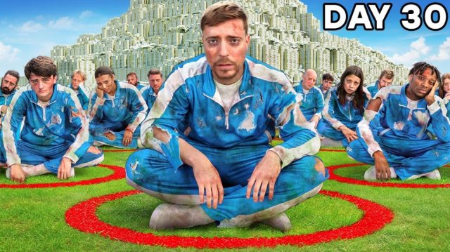 Mr.Beast - 100 Человек, 100 Кругов, 1 Победитель Получит $500,000